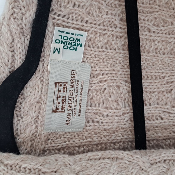 Aran Wool Cardigan - Picture 2 of 4